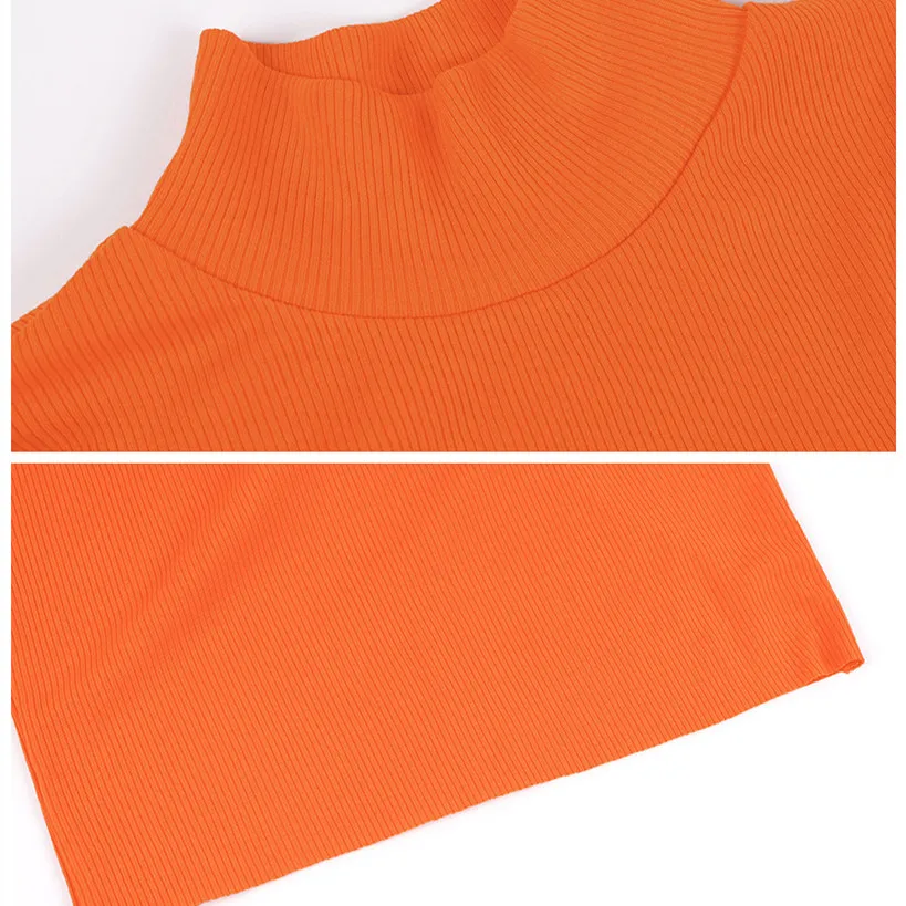 BOOFEENAA комплект из двух предметов водолазка с длинным рукавом укороченный топ