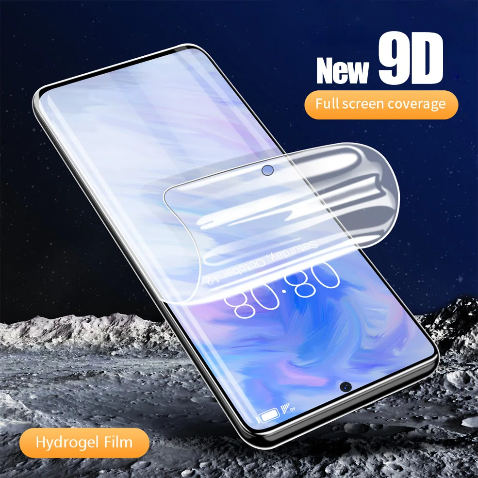 9D изогнутая мягкая Гидрогелевая пленка для Samsung Galaxy s20 Ultra s10 s10E s8 s9 note 10 plus защита