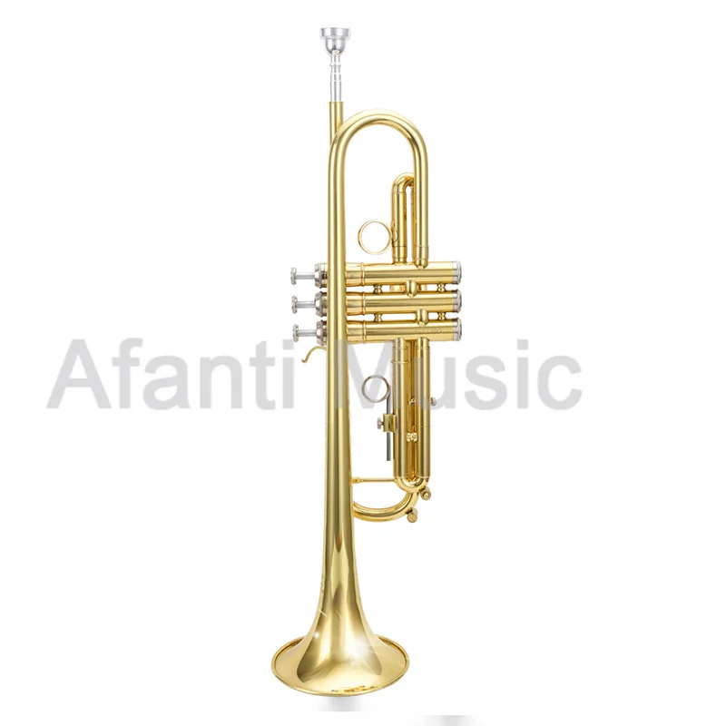 

Afanti Music Bb Key / Brass Body / Bb Trumpet (ATR-E2000G)