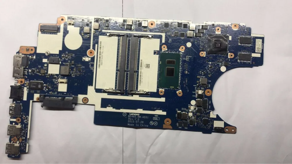 

KEFU For Lenovo ThinkPad E460 BE460 NM-A551 Notebook Motherboard CPU I7 6500U R7 M360 2G DDR3 100% Test Work
