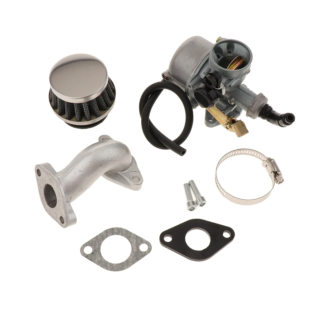 

Воздушный фильтр карбюратора PZ19 Carb 19 мм для квадроцикла 50cc 70cc 90cc 110cc ATV с прокладкой впускной трубы