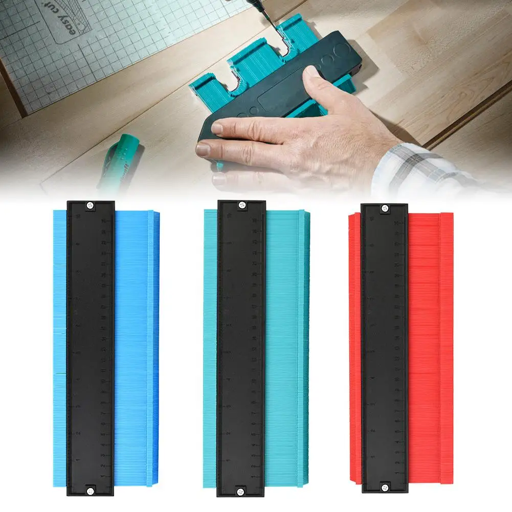 

Newest Contour Gauge 10 Inch Irregular Profile Duplicator for Woodworking Shape Tracing Template Measuring Tool Profile
