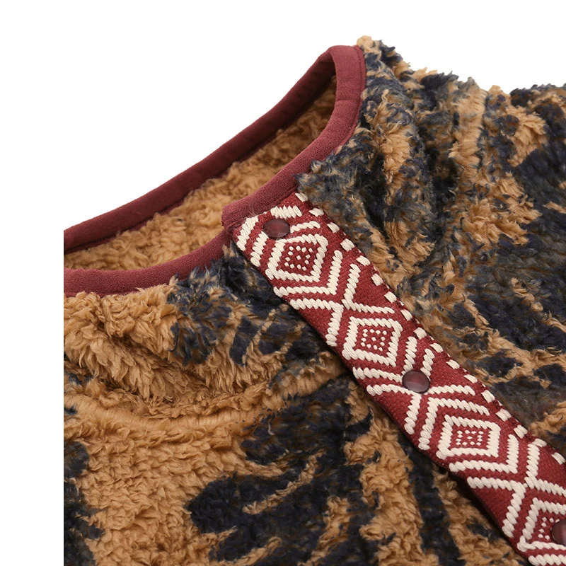 

LEIMEICHEN 2020fw High Quality kanye Keep Warm Tiger Pattern Kapital JACKET Men Women Lamb Wool Streetwear Jackets Embroidery