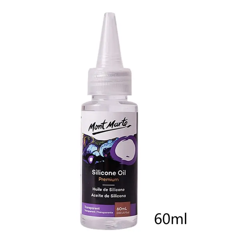 

60ML Pigment Acrylic Paint Pouring Medium Silicone Oil For Artist DIY Art Supplies