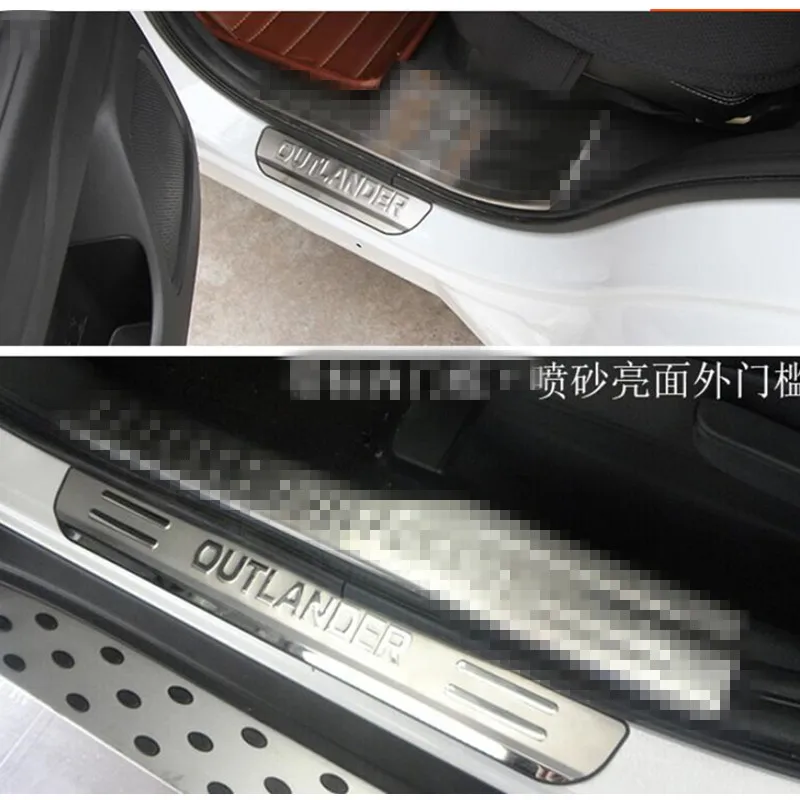 Высококачественная нержавеющая сталь заднего бампера протектор Подоконник для