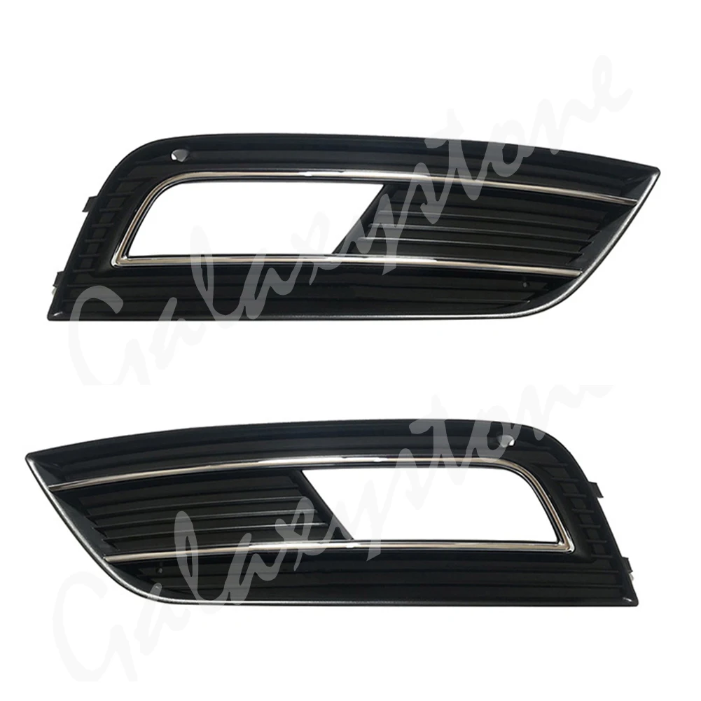 Передний бампер противотуманная светильник РА фара сетчатая Рамка для Audi A4L B9 2013