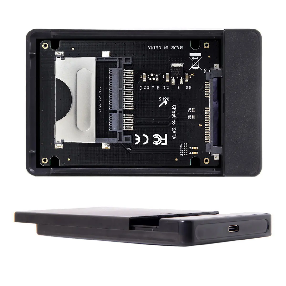 CYSM CFast USB-C USB3.0 &amp SATA адаптер карты 2 5 &quotчехол SSD HDD кард-ридер для портативных ПК |
