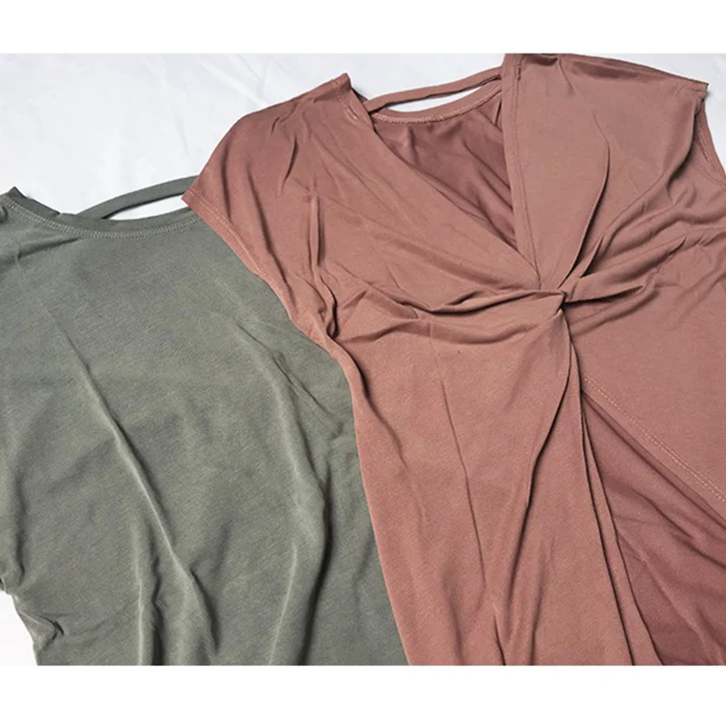 

Sports T-shirt Woman Short Sleeve Yoga Tops Loose Athletic Sports Tops Fitness Shirt Women Quick Dry Running Shirts Female Cloth