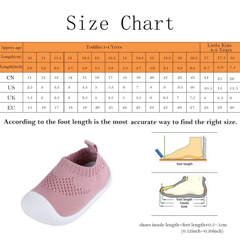 

Kids Shoes Antislip Soft Bottom Baby Sneaker Casual Flat Sneakers Shoes Children size Girls Boys Sports Shoes