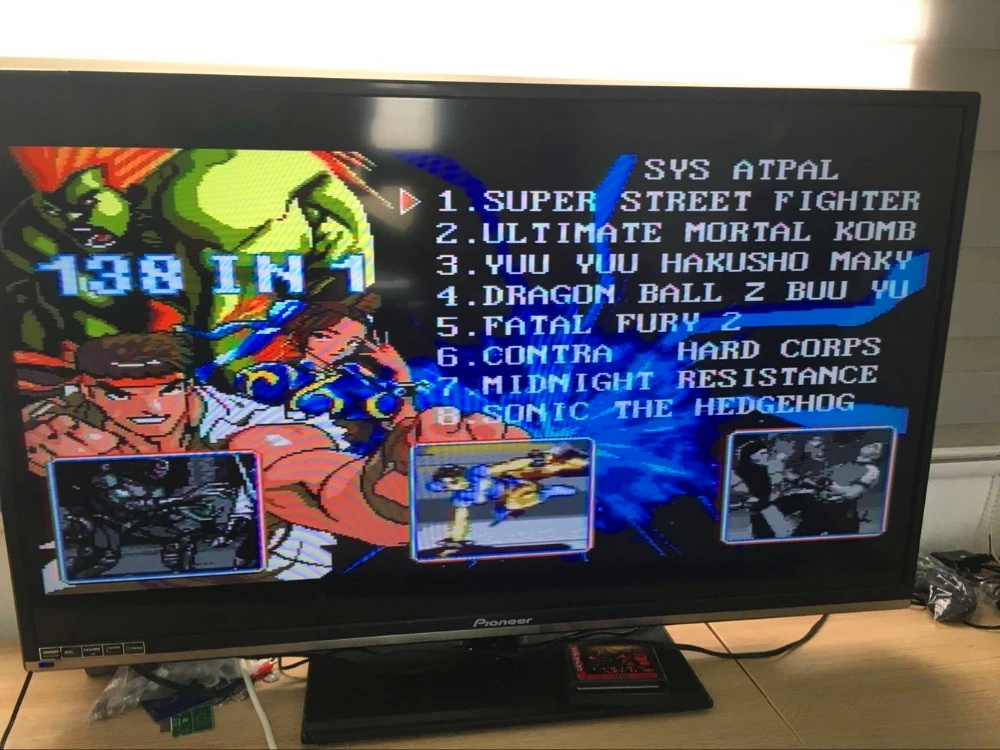 Новый высококачественный самый лучший игровой картридж 138 в 1 16 бит игровая карта