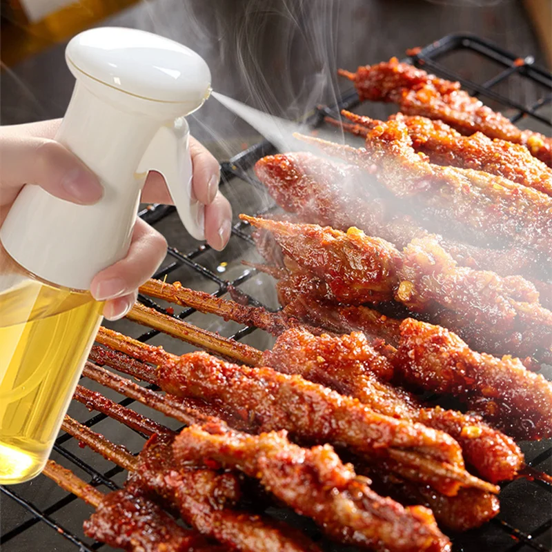 

210ML Gravy Boats Oil Spray Mist Bottle Kitchen Olive Oil Vinegar BBQ Pneumatic Cooking Grill Salad Grilling Spray Dispenser