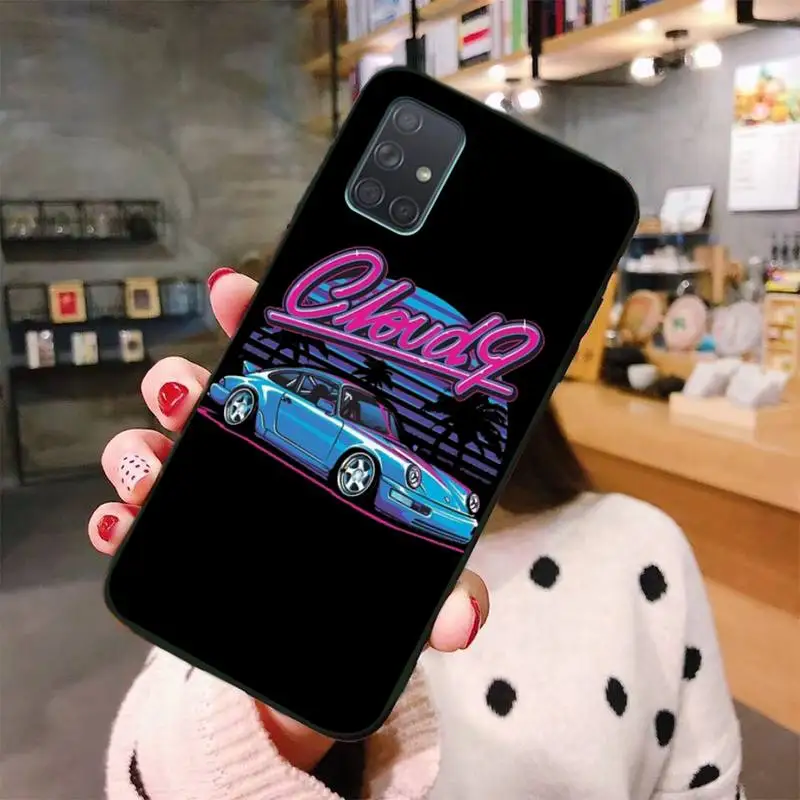 HPCHCJHM крутой японский JDM спортивный автомобиль ТПУ черный чехол для телефона