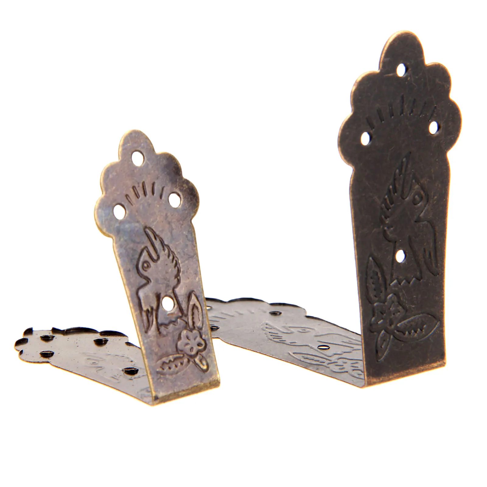 4 шт./компл. декоративные угловые протекторы железный цветочный кронштейн