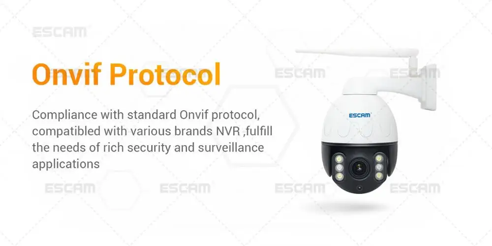 ESCAM Q2068 /Q5068 Беспроводная купольная IP-камера 2 МП/5 Мп Onvif | Безопасность и защита