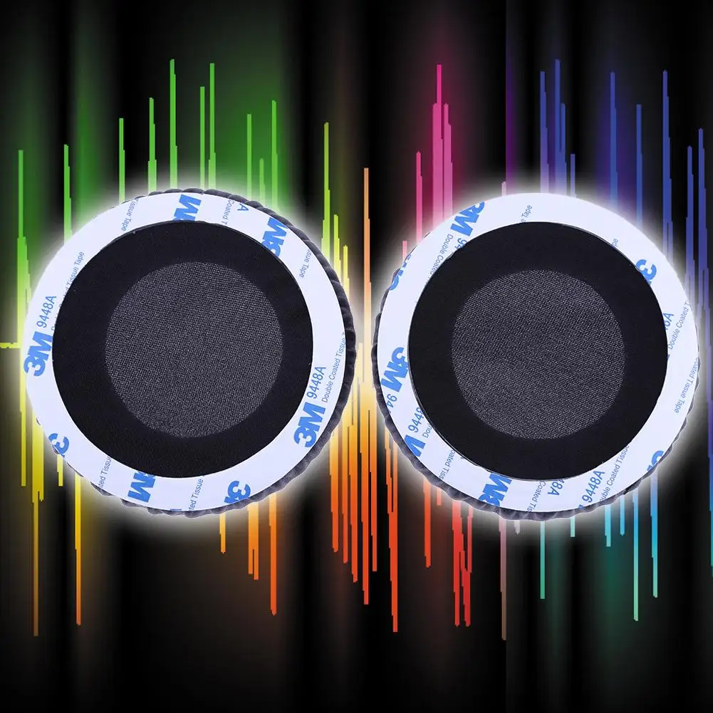 Черные амбушюры для наушников 1 пара защитные кожаные губки Игровых Наушников