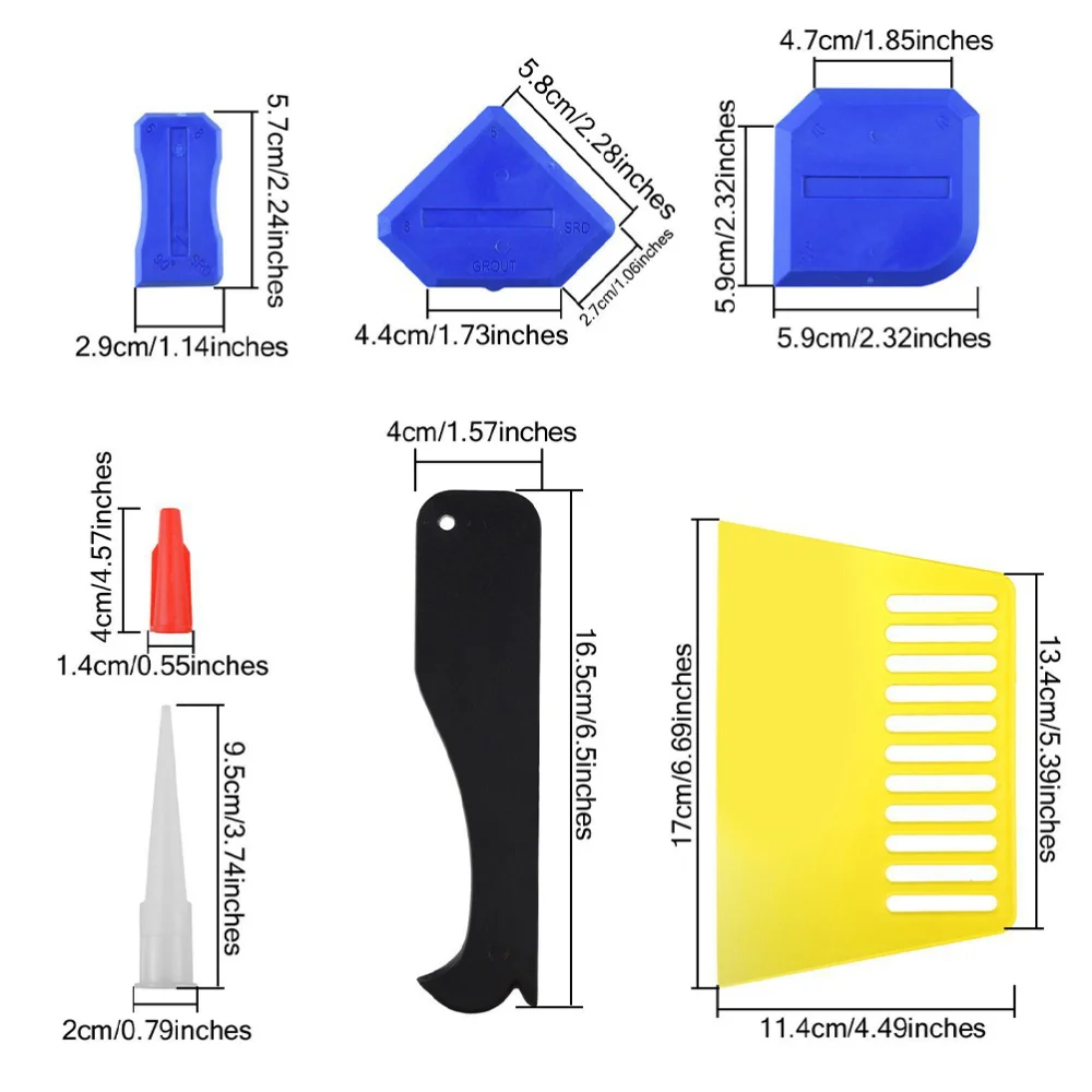 

15pcs/set Glass Spatula Glass Glue Sewing Scraper Sewing Beautify Tool Kit