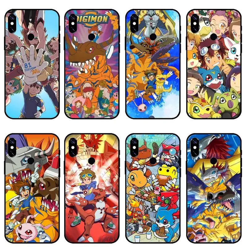 

Digimon Adventure Phone Case For Xiaomi mi 9 9t 10 redmi 9 9a 8 8a note 10 9 9s 8 8t 7 pro max funda