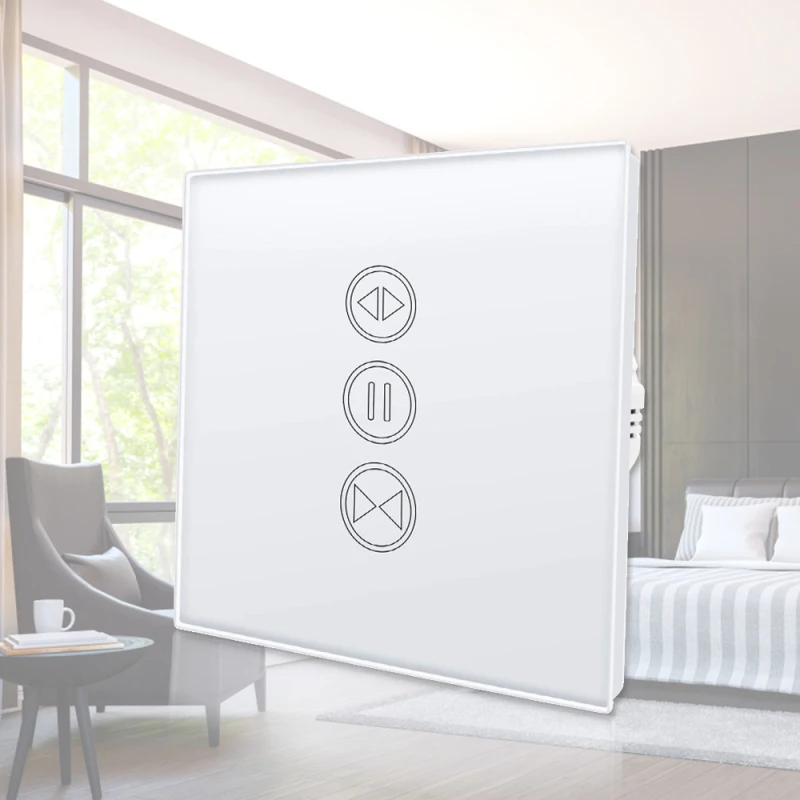 Smart Life шторка с WIFI переключатель для Электрический моторизованный занавес слепой Ролик затвора Голосовое управление для Google Home Amazon Alexa