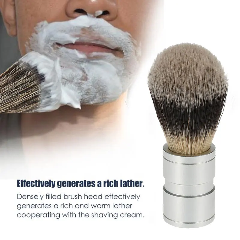 Мужская щетка для бритья барсук волос деревянная ручка лица чистки бороды прибор
