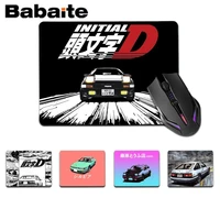 babaite high quality japan initial d anime small mouse pad pc computer mat top selling wholesale gaming pad mouse