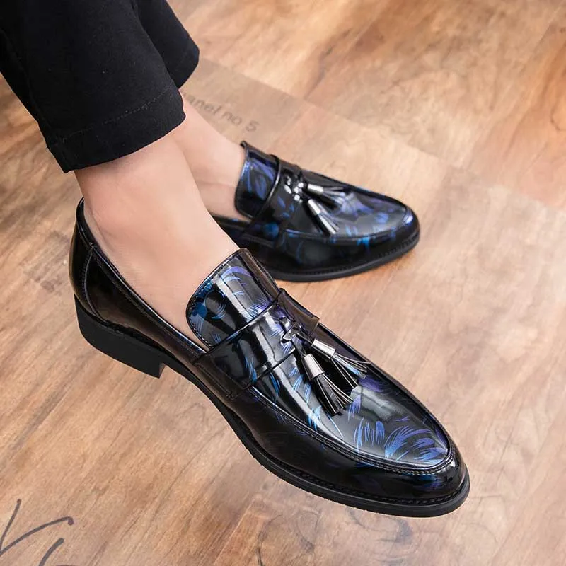 

Pointed Casual Shoes Men Loafers Tassel Shoes Male Good Match Night Club Slip on Fashion Shoes Man Flat Summer Mixed Colors Shoe