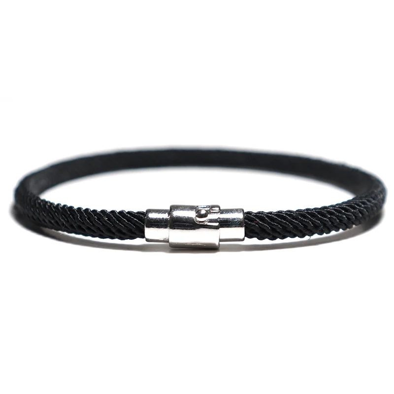 Браслет цепочка для мужчин и женщин красный минималистичный браслет на магните