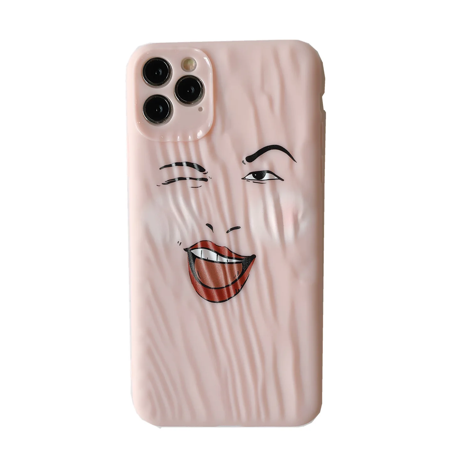 Розовый Забавный милый абстрактный чехол для телефона iPhone 11 Pro Max X Xsmax XR Xs 6 6s 7 8 Puls s