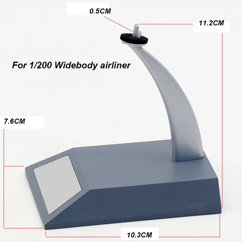 Plane Model Stand Bracket Support Base Aviation Aircraft Parts for 1:200 Scale Wide or Narrow Body Airliner Plane Model Stand