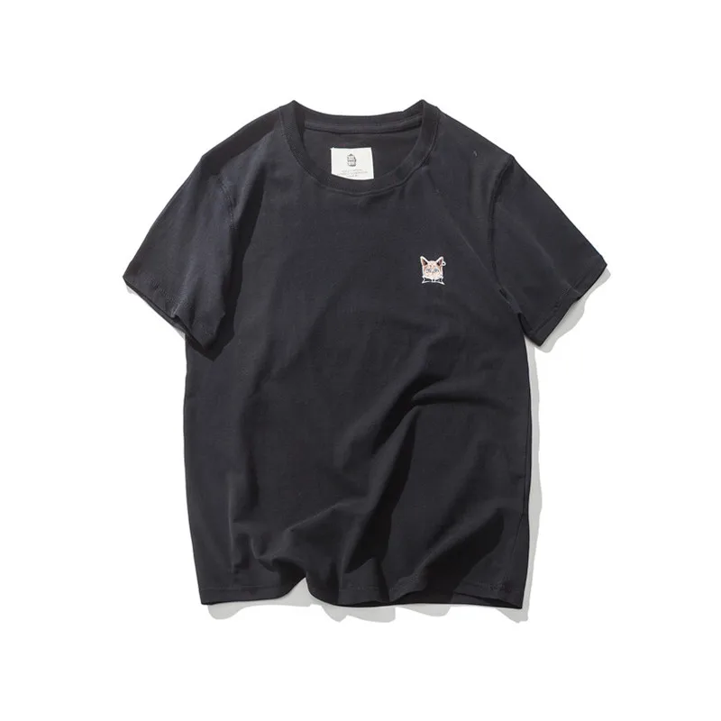 

7206-Short-sleeved T-shirt men's round neck half sleeve slim bottoming shirt