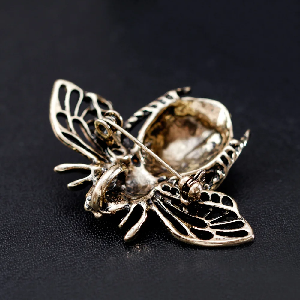 Новая Милая брошь Hemiston в виде животного пчелы с ручной росписью модные