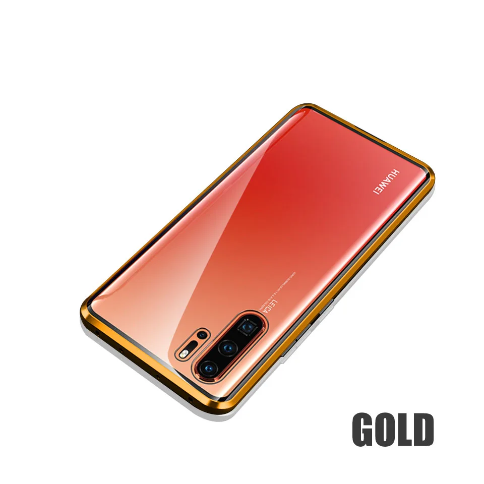 Чехол для huawei mate 20 Pro 10 P20 Lite противоударный чехол на P Smart P30 Lite закаленное стекло Магнитная Адсорбция Задняя Крышка P