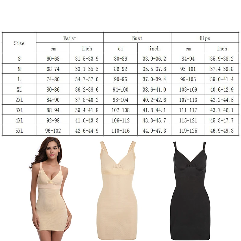 Облегающее платье для похудения коррекции фигуры бесшовное с высокой талией