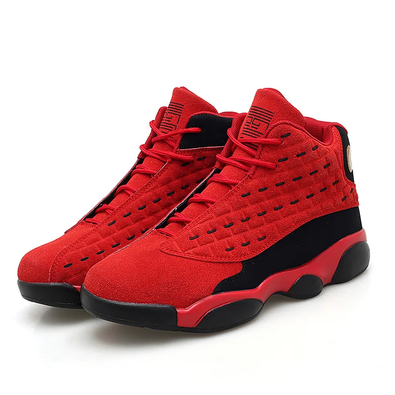 

High Top Men's Basketball Shoes Breathable Durable Comfortable Non-slip Retro Sneakers Outdoor Sport Training Footwear
