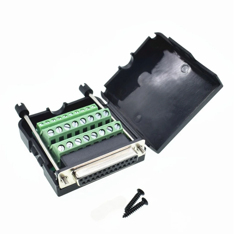 Разъем DB25 D SUB на мини разъем мама Порты и разъёмы Пластик крышка кабель для