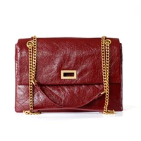 oil wax leather envelope bag luxury handbags women shoulder designer voluminous envelope shape purses and handbags clutches