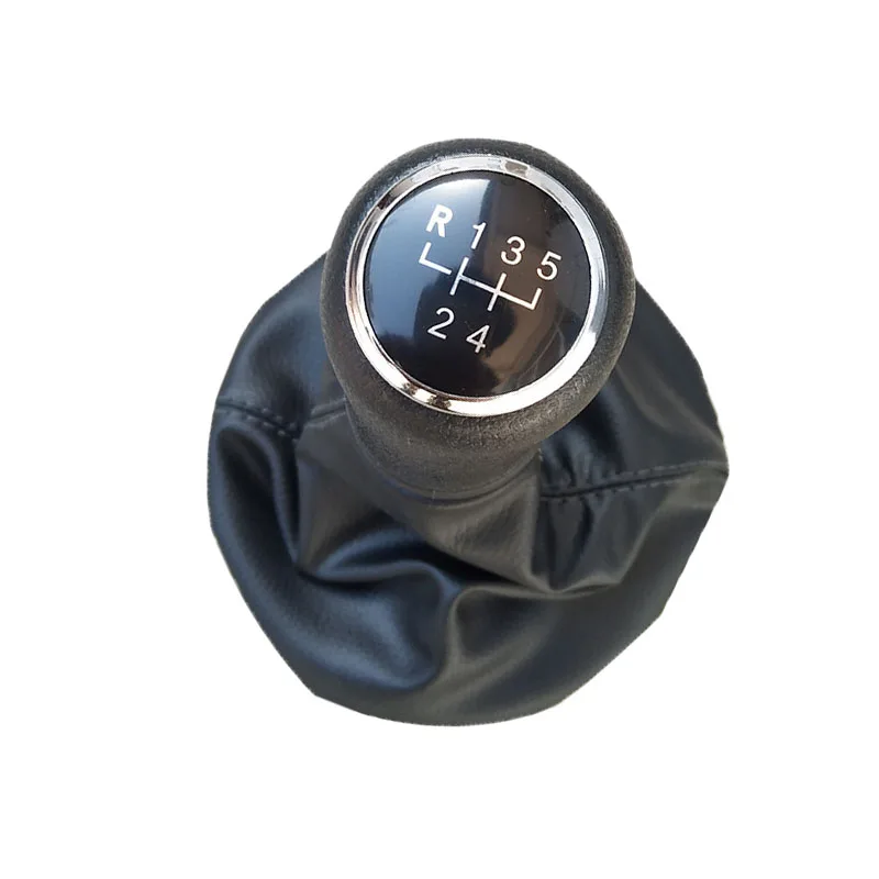

5/6 Speed Stick Shift Knob Leather Gaiter Boot For VW Transporter Multivan Caravelle T5 2003 2004 2005 2006 2007 2008 2009 2010