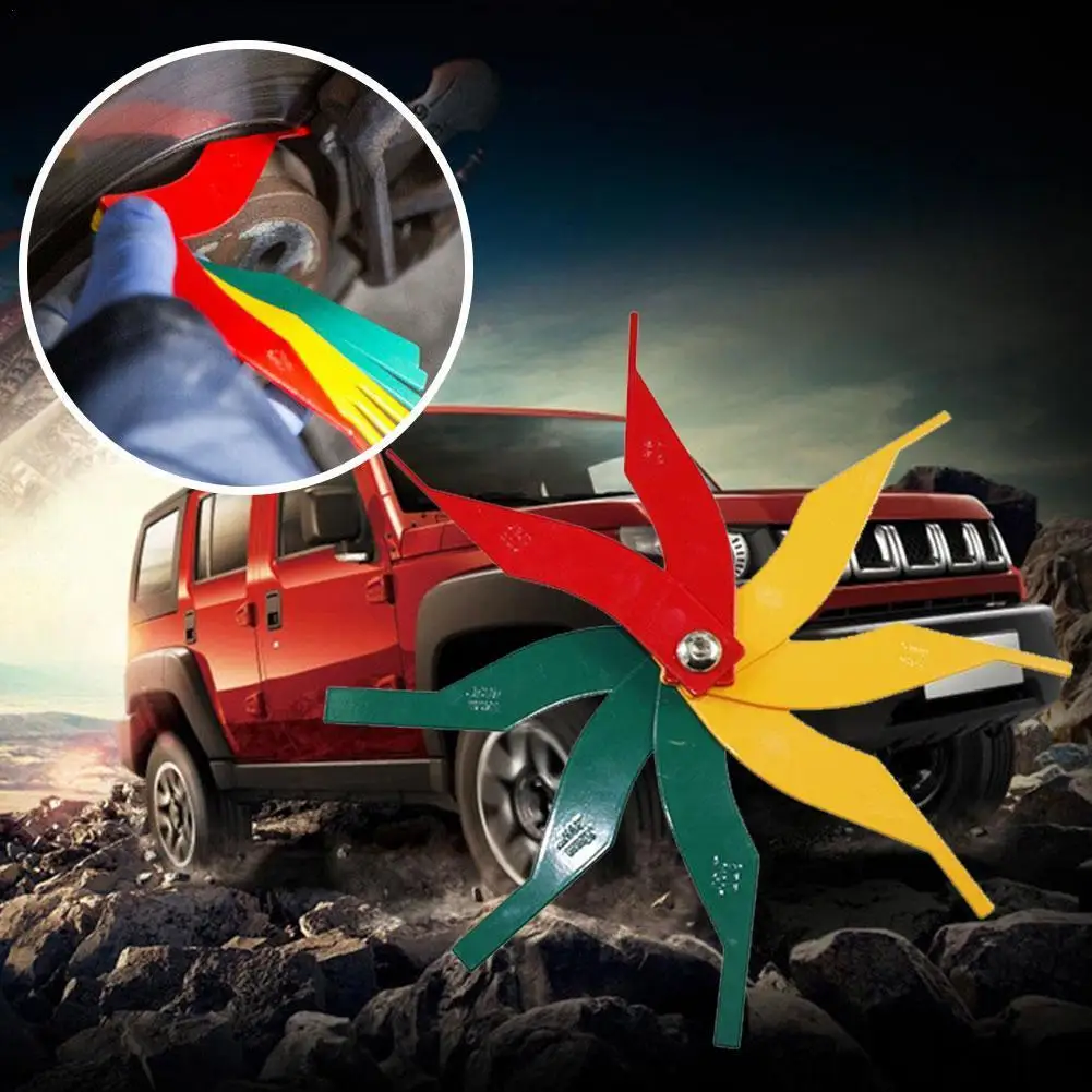 

Universal Brake Thickness Gauge, Car Brake Pads Scale Gauge Thickness Measuring Instrument Scale Brake Pad for Car
