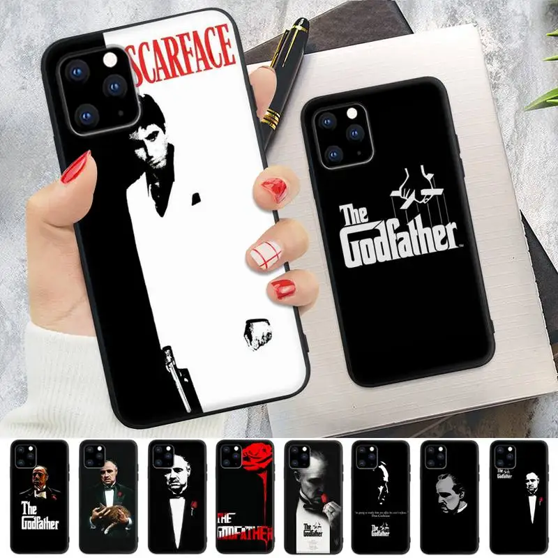 

Scarface Godfather Phone Case For IPhone 12 11 Pro Max 7 8 6 6s Plus Se 2020 X Xs Xr 5 5s Silicone Cover