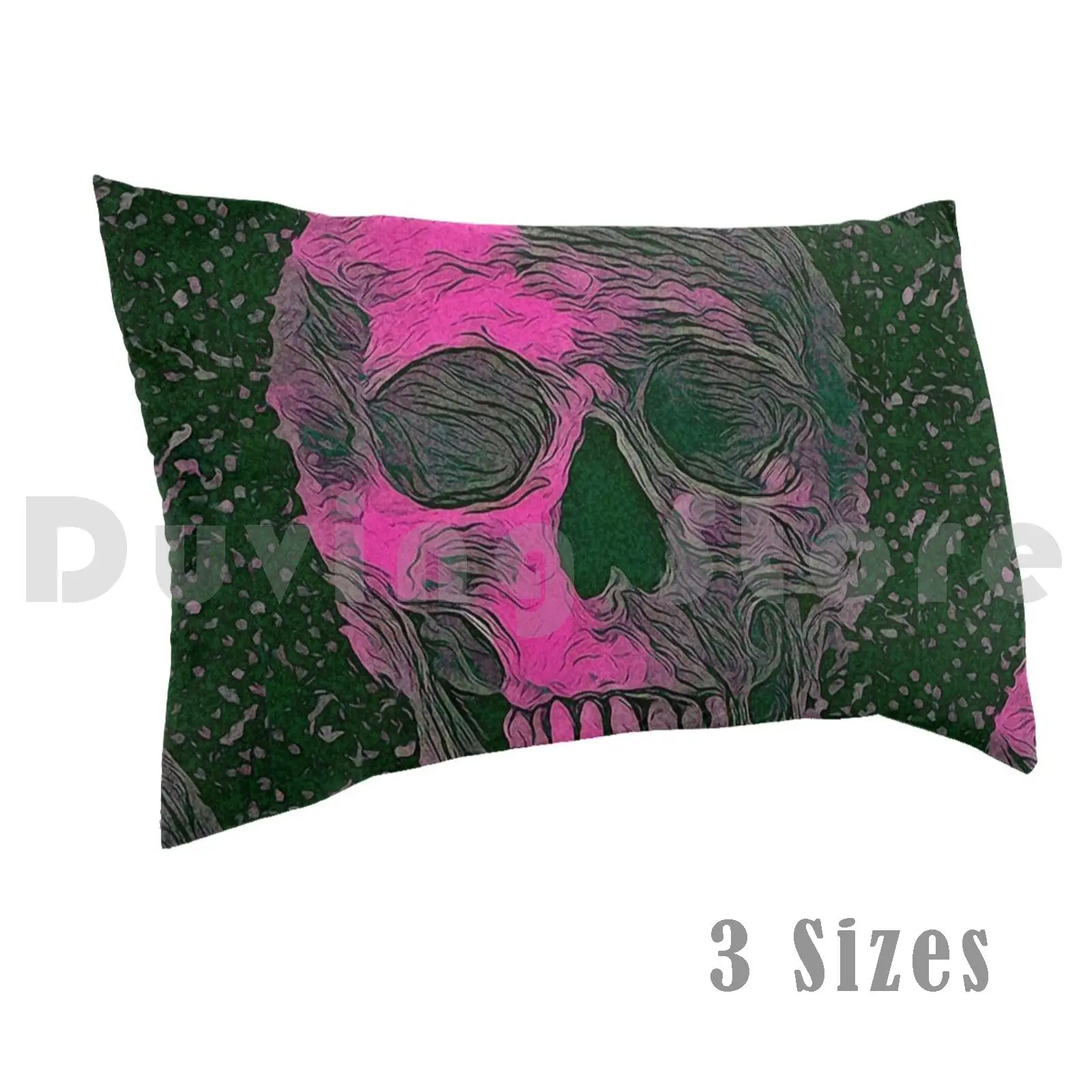 

Skull's Pink Pillow Case Printed 35x50 Scull Skulls Skull Pink Cult Skull Design Designer Skull Skull Fashion