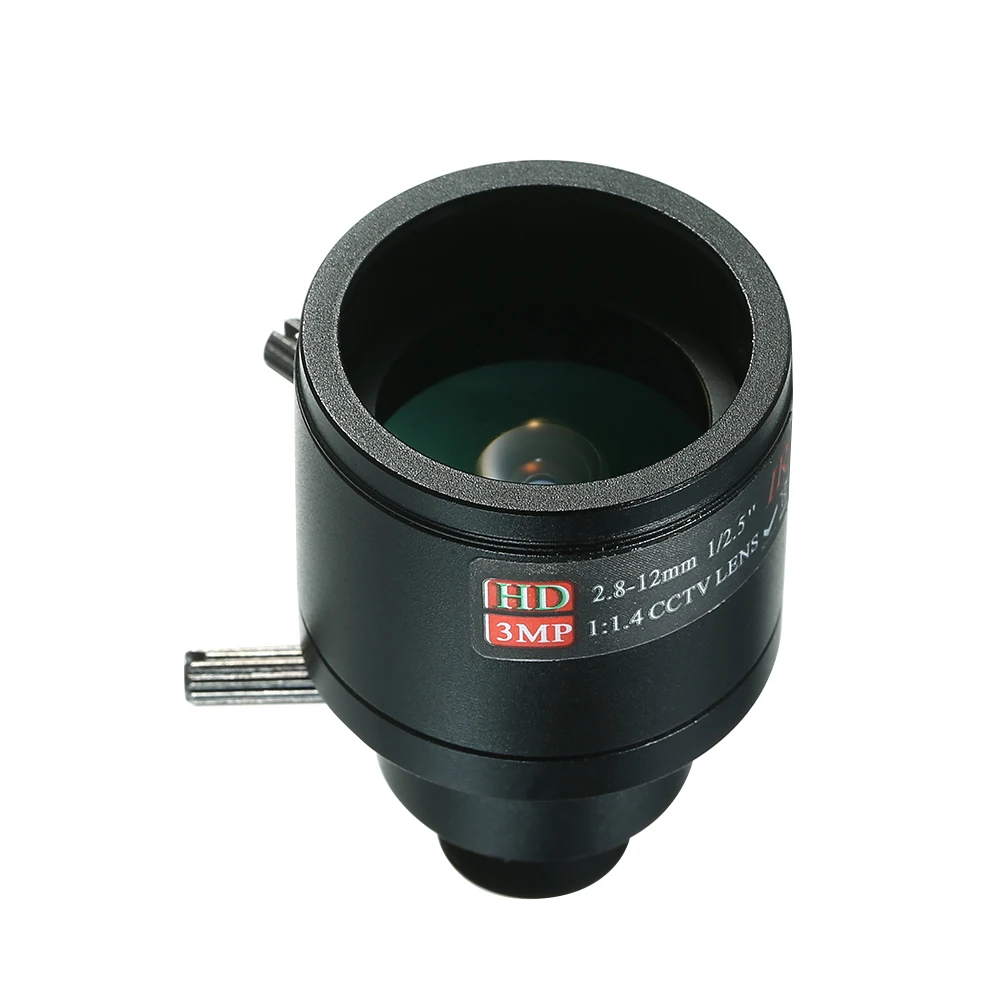 M12 HD 2 8-12 мм 3 мегапикселя F1.4 ручной фокус зум варифокальный CCTV камера MTV IR объектив