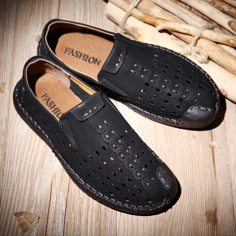 

2020 Summer Breathable Mesh Sneakers Men Shoes Comfortable Slip on Male Shoes 38-48 Loafers Casual Walking Footwear %