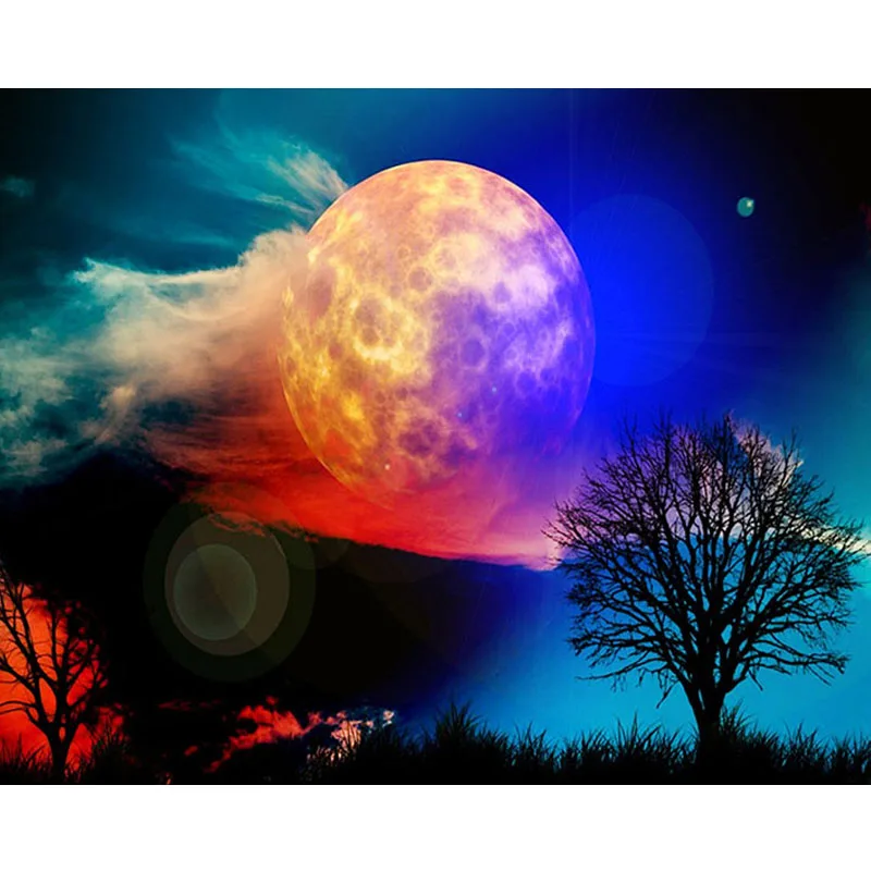 Полностью круглая Алмазная вышивка сделай сам крестиком звезда алмазная