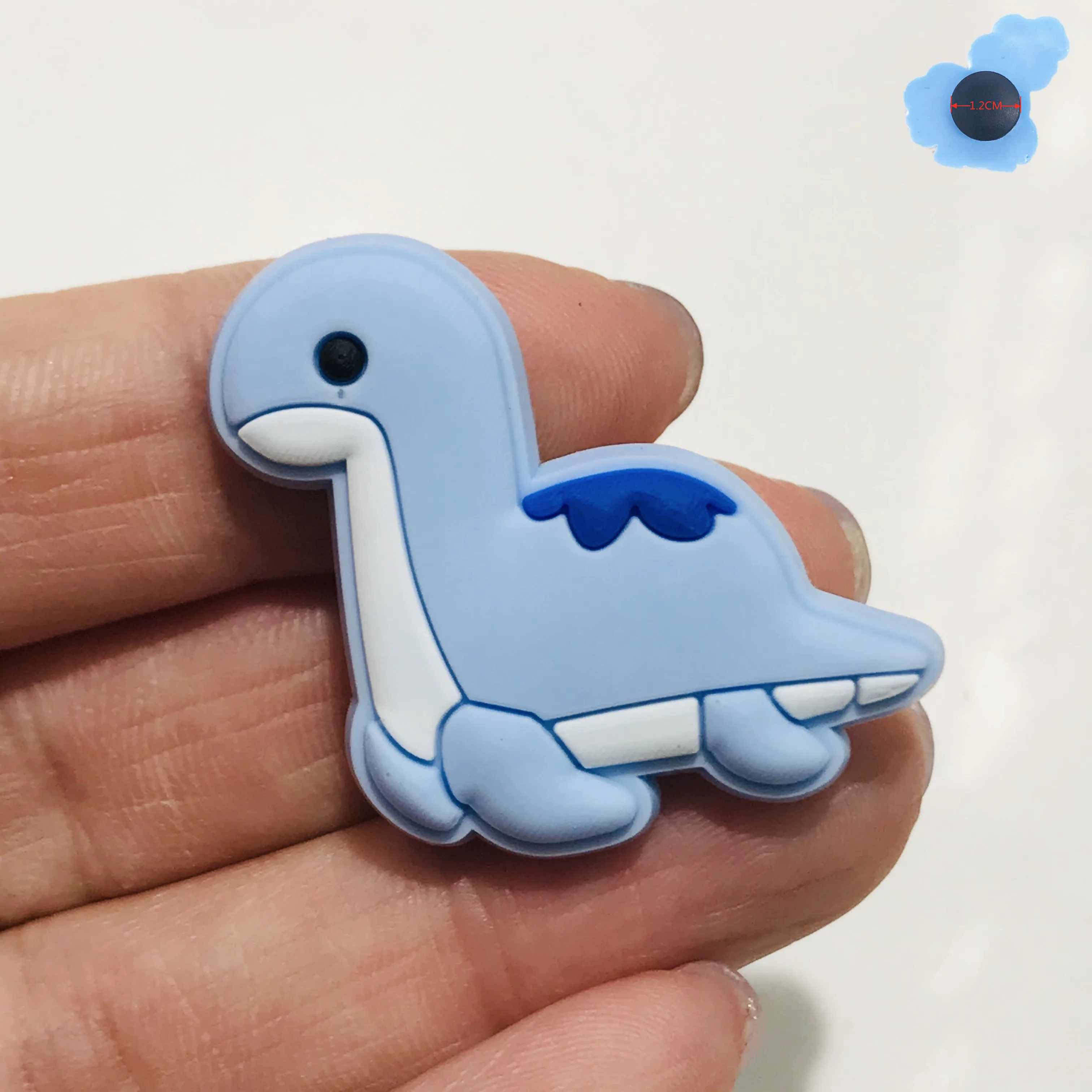 

Single Sale Shoe Charms Tyrannosaurus Novel Dinosaur Shoe Accessories Garden shoe Decoration for wristband Kid's X-mas Boys Gift