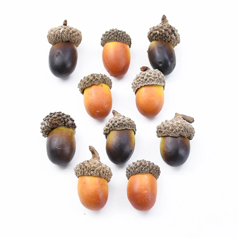 

20pcs 3cm Foam Pine Cones Mini Artificial Fake Fruit And Vegetables Berries Flowers Wedding Christmas Tree wedding home Decor