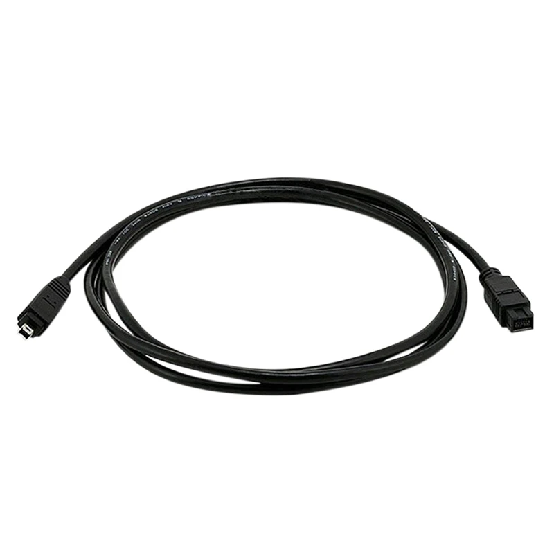 Black IEEE 1394 Firewire 800 to 400 Cable 9 Pin/4Pin Male / 10 FT | Электроника
