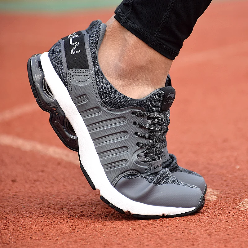 Li-Ning/мужские кроссовки для бега с пузырьковой дугой; износостойкая спортивная обувь с противоскользящей подкладкой; дышащие кроссовки; ARHM091