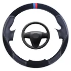 Чехол рулевого колеса автомобиля для Mazda 3 Axela 2008-2013 Mazda CX-7 CX7 2010-2016 Mazda 5 2011-2013 кожаная оплетка рулевого управления