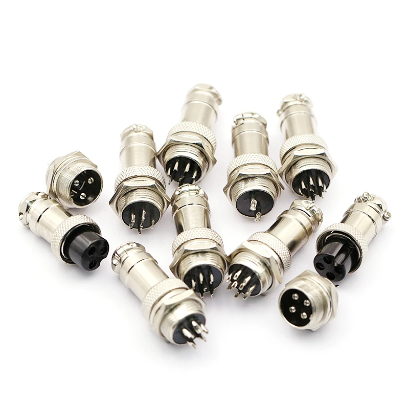 GX16-conector круговой мачо y Женский Авиационная вилка/розетка 16 мм L70-78 коннектора