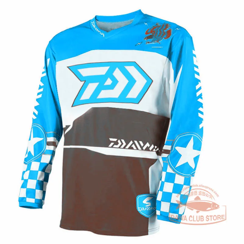 

New 2020 DAWA Fishing Jersey Men Summer Fishing Clothing Anti-UV Quick-Dry Breathable Fishing Clothes Long Sleeve Fishing Shirt