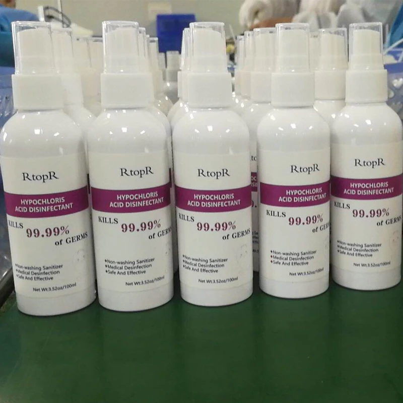 

2pcs 99.99% Antibacterial Disinfection Spray Disposable Hand-washing Disinfectant Liquid Whole Body Sterilization Cleaning Spray